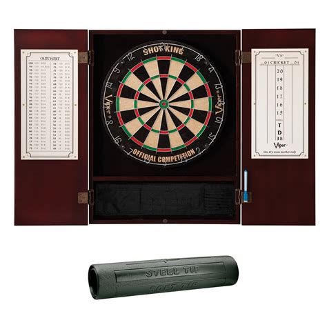 viper metropolitan steel tip cabinet reviews|Viper Metropolitan Mahogany Steel Tip Dartboard .